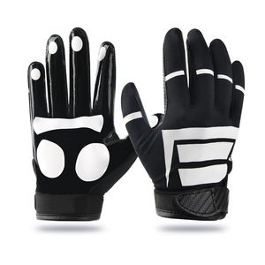 Guantes de Fútbol Americano de Alta Calidad con Logotipo Personalizado, Palma Adhesiva, Transpirables, Antideslizantes, Ligeros, de Dedo Completo para Receptor - Product Image 1
