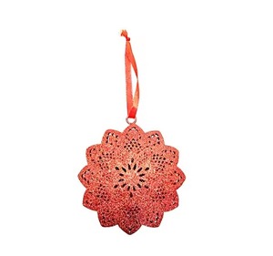 Metal Snowflake Ornament Hanging <b>Christmas</b> <b>Tree</b> Decorations <b>Christmas</b> Hanging Ornament Pendant For Hanging - Product Image 2