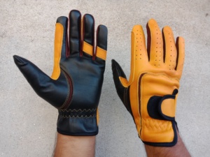 Custom Horse Riding <b>Gloves</b> – Breathable Knitted Mesh Back with Durable Leather Palm Grip <b>Gloves</b> - Product Image 3