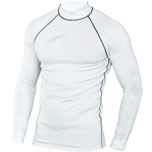 Custom Design Adults Rash Guard <b>Shirt</b> for Men Women Long Sleeve <b>Compression</b> Breathable Quick Dry Athletic Sportswear Wholesale - Product Image 2