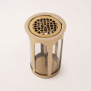 Brûleur d'encens arabe Bakhoor en laiton avec couvercle géométrique, diffuseur d'aromathérapie, pour toutes les occasions festives, décoration de Noël - Product Image 1