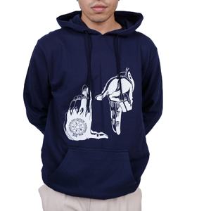Pull à capuche unisexe avec logo personnalisé Sweat à capuche thermique d'hiver pour hommes Vente en gros de sweats à capuche brodés grande taille 3XL longue longueur - Product Image 1