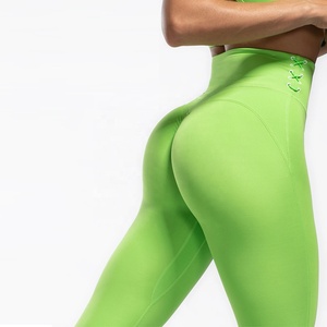 Leggings de sport pour femmes, doux, taille haute, effet ventre plat, respirants, antibactériens, longueur cheville, avec poches - Product Image 3