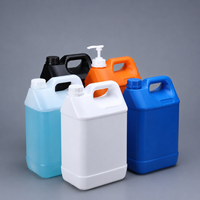 UMETASS Vente en gros de bidons carrés de 5 L en HDPE recyclables, écologiques, pour l'huile, le jerrycan, le contenant d'eau en plastique, qualité alimentaire