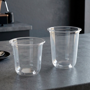 Gobelets en plastique transparent jetables en PP/PET du Vietnam avec couvercle pour boissons froides, café, thé glacé, boba, lait - Product Image 2