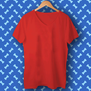 T-shirt en coton à col en V pour homme – Nouvelle collection été brodée, style uni, élégant et confortable - Product Image 5
