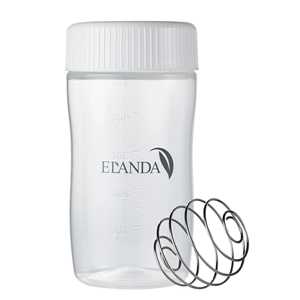 Bouteille shaker blanche de 500 ml, boule shaker en acier inoxydable, durable, écologique, légère, réutilisable, multi-usages, fabriquée au Japon, sans BPA - Product Image 1