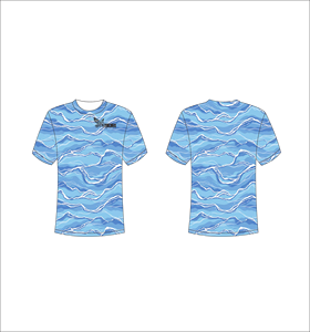 เสื้อยืดแขนสั้นลายอาร์ไกล์สำหรับผู้ชาย สีน้ำเงิน เขียว ขาว คอกลม ทรงปกติ ระบายอากาศได้ดี สวมใส่สบาย พิมพ์ลายแบบซับลิเมชั่น - Product Image 5