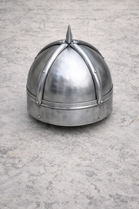 Casque Viking Médiéval Fait Main en Acier Doux, Équipement de Tête et de Visage, Cosplay, Réenactement, Armure Historique, Renaissance, Costume d'Halloween - Product Image 4