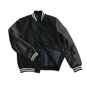 2026 Factory Made Custom Wholesale <b>Men</b> <b>Varsity</b> <b>Jackets</b> Letterman <b>Jackets</b> Custom Baseball Letterman <b>Varsity</b> <b>Bomber</b> <b>Jacket</b> - Product Image 1