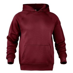 Sudadera con Capucha para Hombre, Color Sólido, Felpa, Corte Regular, Diseño con Bolsillos, Ropa de Otoño, Sudaderas con Capucha para Hombre - Product Image 3
