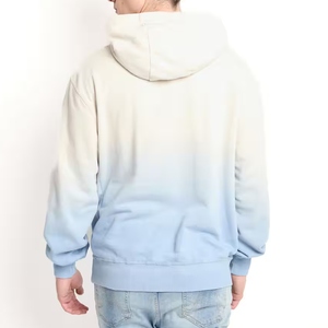 Sweat-shirt rose personnalisé en Spandex/Polyester uni, à manches longues, avec poches brodées, coupe ample, pour homme, collection Printemps - Product Image 3