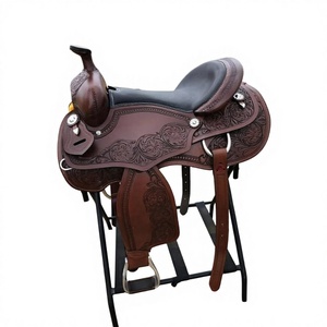 Silla de Montar Inglesa de Cuero Indio 100% Original, Silla de Carreras Hecha a Mano con Madera, Color Personalizable, Herrajes SUS304 de Primera Calidad - Product Image 3