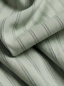 เสื้อเชิ้ตผู้ชาย Enovate แขนยาวลายทางลำลองสำหรับฤดูร้อน ปกคอพับติดกระดุมเม็ดเดียว ผ้าฝ้ายทอระบายอากาศได้ดี - Product Image 5