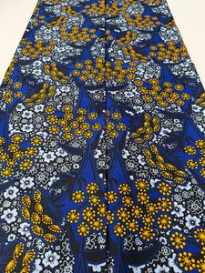 Tela de algodón con estampado de cera africana, calidad Premium de Freetown para vestidos elegantes, trajes tradicionales y decoración del hogar - Product Image 2