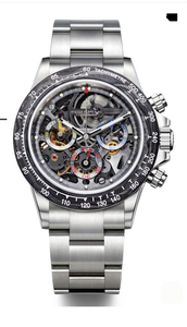 Reloj de Edición Limitada de Acero Inoxidable con Esfera Esqueletizada, Bisel con Tacómetro de Carbono Negro, Reloj Mecánico de Lujo de Alta Calidad, Estilo Hip Hop - Product Image 5