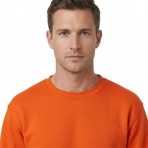 Sudadera informal de manga larga para hombre, jersey con cuello redondo, tela cómoda - Product Image 3