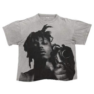 Camiseta de Hombre 100% Algodón, Corte Holgado, Talla Grande, Lona Gruesa, Transpirable, con Serigrafía Personalizada, OEM - Product Image 1