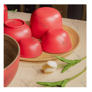 Fruteros de Bambú Clásicos Ecológicos Personalizables, Ligeros y Desechables, con Capacidad de 10L, para Exhibición en Mesa de Cocina o Fiestas - Product Image 1