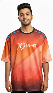 เสื้อยืดโอเวอร์ไซส์ผู้ชายสุดเทรนดี้ พิมพ์ลายแบบซับลิเมชั่น สไตล์ลำลองแนวสตรีท ทรงหลวม ใส่ได้ทุกวัน แฟชั่นทันสมัย - Product Image 3