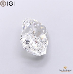 Diamant de laboratoire CVD de couleur E, clarté VVS1, 3,50 carats, taille coussin certifiée IGI, pour une élégance intemporelle, bague - Product Image 3