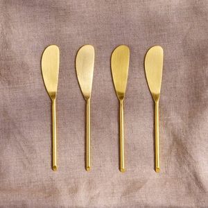 Luxury S. Steel Butter <b>Knife</b> Handmade Smooth Edge Spreader Butter Cheese Jam Bread Premium Kitchen Tool Stylish Tableware Design - Product Image 3