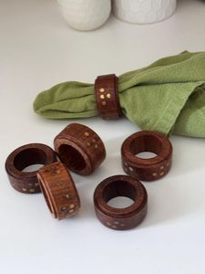 Unique <b>Wooden</b> <b>Napkin</b> <b>Ring</b> Designed For Creative Table Styling Functional Dining And Visual Interest - Product Image 4