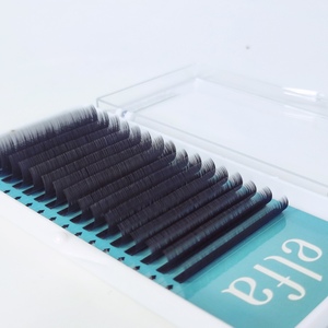 ขนตาปลอมเวียดนาม ELFA HY LON FIBER แบบเต็มวอลลุ่ม นุ่มเป็นธรรมชาติ สีเข้ม  แบบถาด  รับผลิตแบรนด์ส่วนตัว (OEM) ชุดต่อขนตาและคิ้ว - Product Image 5