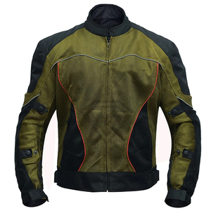 High Quality Breathable Motorcycle Riding Jacket for Unisex Racing with <b>Protectors</b> Windproof Lining and Textile Jacket - Product Image 4