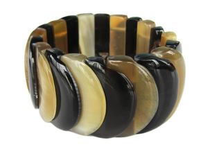 Pulsera de cuerno natural Brazalete de moda de cuerno de búfalo hecho a mano para mujeres y hombres - Product Image 5