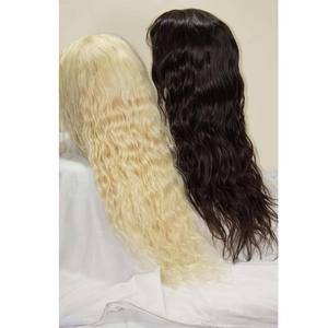 ผมแท้แบบดิบ  ชนิด HD Invisible Lace Frontal Closure  แบบถอนขนมาแล้ว  เนื้อผมตรงสลวย  พร้อมเชือกผูกผม - Product Image 4