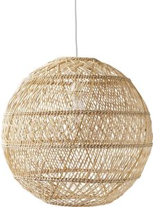 โคมไฟแขวนทรงกลมทันสมัย โครงโลหะพร้อมหวาย สำหรับบ้าน ห้องนั่งเล่น ห้องรับประทานอาหาร ร้านอาหาร บาร์ และโรงแรม - Product Image 3