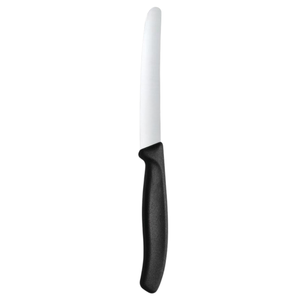 Black Handle Kitchen Knives Stainless Steel Smooth Blade Professional Utility <b>Slicing</b> Knives for Bread <b>Cake</b> Fruit and Daily Food - Product Image 2