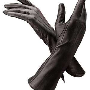 Gants en cuir véritable pour femmes et hommes, mode hiver, gants habillés en cuir véritable, gants habillés en cuir tendance - Product Image 5
