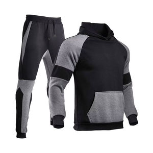 Ensemble de survêtement sportif pour homme, design 2026, avec broderie de logo personnalisée et tissu respirant pour l'entraînement en salle de sport - Product Image 5