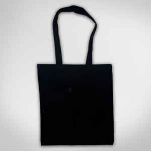 Black <b>Canvas</b> Shopping <b>Bag</b> <b>Large</b> Size Top Handle Shoulder Length Daily Use Tote <b>Bag</b> - Product Image 3