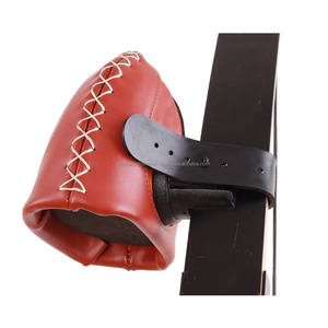 Sacoche de tir à l'arc traditionnelle en cuir, porte-flèches dorsal, pochette kaki Majid Impex Mi-1115 pour la chasse et le tir - Product Image 3