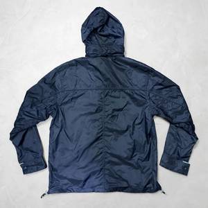 Chaqueta Cortavientos Azul Marino Personalizada con Logotipo para Hombre, Chaqueta Impermeable Ligera con Capucha, Uniforme de Trabajo - Product Image 3