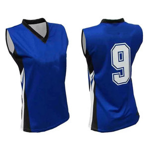 Uniforme de volley-ball unisexe personnalisé, 100% polyester, imprimé par transfert thermique, respirant, ajusté, manches courtes, taille élastique - Product Image 6
