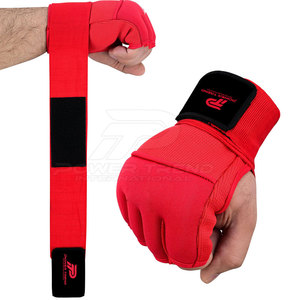 Sports Training Neoprene Gel <b>Wrap</b> Reusable Cooling <b>Heating</b> Pack Fingerless Lace-Up Closure for Boxing Kickboxing MMA Wrist Hand - Product Image 3
