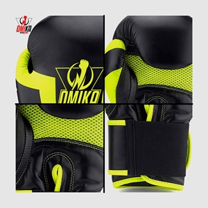 Guantes de Boxeo Profesionales Ligeros de Alta Calidad, Personalizados OEM/ODM, Transpirables, con Correa de Muñeca Ajustable, Protección Completa para los Dedos, para Entrenamiento - Product Image 3