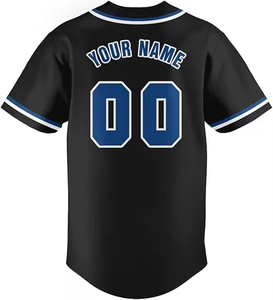 Camiseta Clásica de Béisbol/Sóftbol con Estampado por Transferencia Térmica, Mangas Cortas, 100% Poliéster, Nombre y Número del Equipo Sublimados - Product Image 3