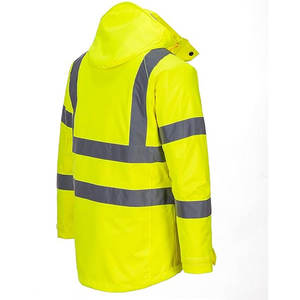 Veste de sécurité réfléchissante haute visibilité pour hommes, vêtements de travail de sécurité pour hommes, sweat à capuche réfléchissant, veste de chantier - Product Image 6