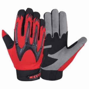 ถุงมือทำงานอุตสาหกรรมหนังสังเคราะห์เสริมแรงคุณภาพสูงพรีเมียม ยี่ห้อ Amara ได้รับมาตรฐานความปลอดภัย CE ทนความร้อน - Product Image 1