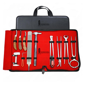 Kit de Herramientas Profesionales Alemanas para Herradores Veterinarios de Caballos, Juego Completo para el Cuidado y el Aseo de Pezuñas, Extractor de Zapatas, Cortaúñas para Caballos - Product Image 1