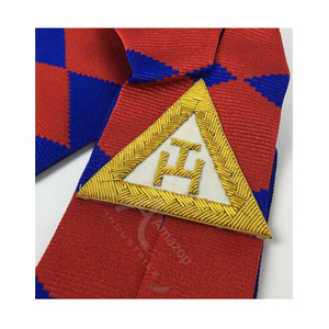 Écharpe Maçonnique Royal Arch en Anglais Brodée à la Main, Vente en Gros, Créez Votre Propre Design, Écharpe de Régalia Personnalisée - Product Image 2