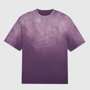 T-shirt décontracté pour homme sur mesure 2026, col rond, coupe classique, effet délavé, 100 % coton, été, haute qualité, respirant, prix abordable - Product Image 3