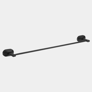 Stainless Steel Double Bar <b>Towel</b> Rack <b>Wall</b> <b>Mounted</b> Bathroom Metal Holder - Product Image 3