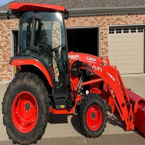 Tractor agrícola compacto Kubota L3560 4WD usado, diésel, hidrostático, con cargador frontal, disponible en línea a un precio competitivo. - Product Image 2