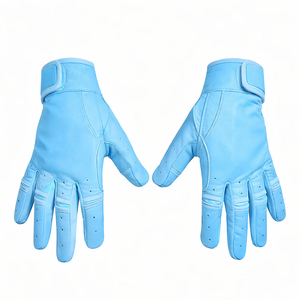 Gants de frappe en cuir Cabreta unisexes, professionnels, avec logo personnalisé, respirants, pour softball et baseball - Product Image 5